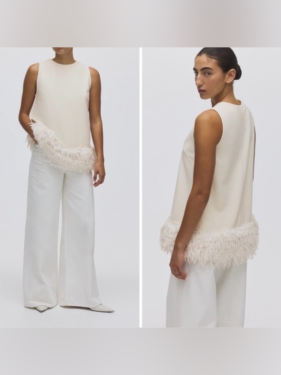 H&M Dresses & Skirts - New H&M Fringe Trimmed Top
